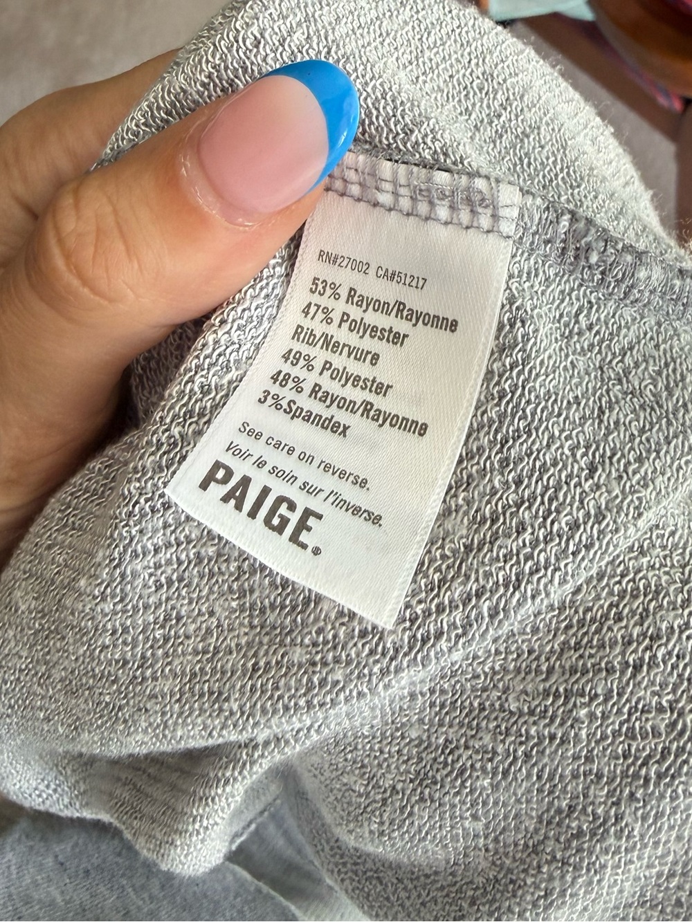 PAIGE Sleeveless V-Neck Side-Slit Midi Dress in Light Gray Size XS - Picture 7 of 7